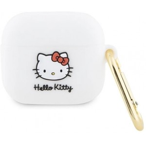 Hello Kitty Silicone 3D Kitty Head case for AirPods 3 - white (universal)