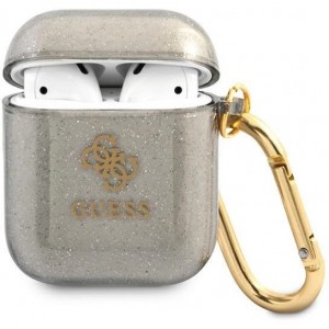 Guess GUA2UCG4GK AirPods cover black/black Glitter Collection (universal)