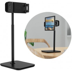 Acefast telescopic phone and tablet holder (135-230mm wide) for the desk 360 ° black (E4 black) (universal)