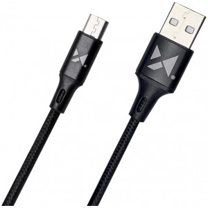 Wozinsky cable USB - microUSB 2,4A 1m black (WUC-M1B) (universal)