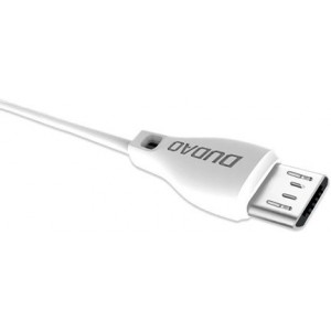 Dudao cable micro USB cable 2.4A 2m white (L4M 2m white) (universal)