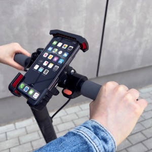 Wozinsky Metal Armored Phone / Scooter / Motorcycle Bike Holder black (WBHBK4) (universal)