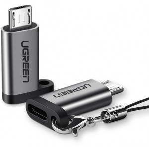 Ugreen adapter USB Type C to micro USB adapter gray (50590) (universal)