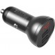 Baseus car charger 2x USB 4.8A 24W with LCD gray (CCBX-0G) (universal)