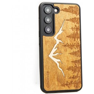 Bewood Wooden case for Samsung Galaxy S23 Bewood Mountains Imbuia (universal)