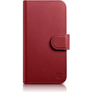 Icarer Wallet Case 2in1 iPhone 14 Pro Leather Flip Case Anti-RFID red (WMI14220726-RD) (universal)