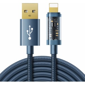 Joyroom USB cable - Lightning for charging / data transmission 2,4A 20W 2m blue (S-UL012A20) (universal)