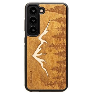 Bewood Wooden case for Samsung Galaxy S23 Bewood Mountains Imbuia (universal)