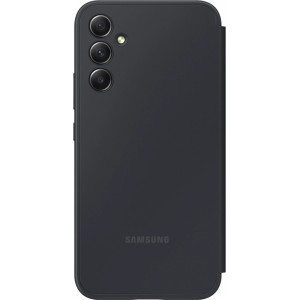 Samsung Smart View Wallet Case for Samsung Galaxy A34 5G Cover with Smart Flip Window Card Wallet Black (EF-ZA346CBEGWW) (universal)