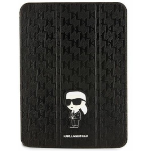 Karl Lagerfeld KLFC11SAKHPKK iPad 10.9" Folio Magnet Allover Cover black/black Saffiano Monogram Ikonik (universal)