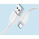 Joyroom USB charging / data cable - USB Type C 3A 1m white (S-UC027A9) (universal)