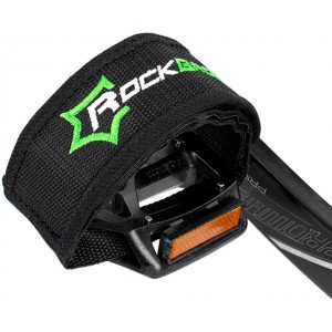 Rockbros GZT1001 bicycle pedal straps - black (universal)