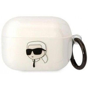 Karl Lagerfeld KLAPHNIKTCT AirPods Pro cover transparent Karl`s Head (universal)