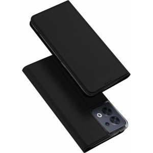 Dux Ducis Skin Pro case for Oppo Reno 8 flip cover card wallet stand black (universal)