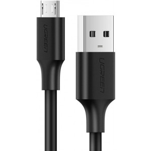 Ugreen cable USB - micro USB cable 2.4 A 480 Mbps 1.5 m black (US289 60137) (universal)