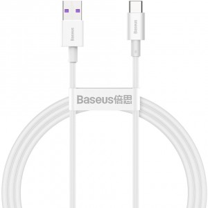 Baseus Superior USB Cable - USB Type C 66 W 6A 1 m White (CATYS-02) (universal)