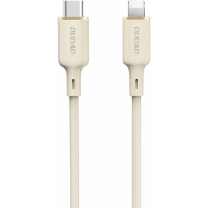 Dudao L7SCL USB-C - Lightning cable 30W 1m - beige (universal)
