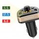 Dudao Bluetooth FM transmitter car charger MP3 3.1 A 2x USB black (R2Pro black) (universal)