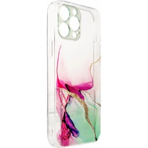 Hurtel Marble Case for iPhone 12 Pro Max Gel Cover Mint Marble (universal)