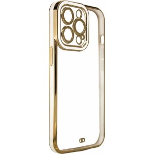 Hurtel Fashion Case Case for Samsung Galaxy A12 5G Gold Frame Gel Cover White (universal)