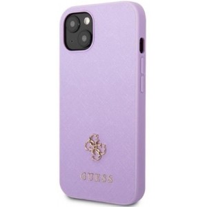 Guess GUHCP13SPS4MU iPhone 13 mini 5.4" purple/purple hardcase Saffiano 4G Small Metal Logo (universal)