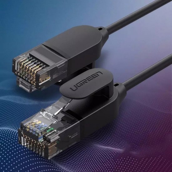 Ugreen Cable UGREEN Ethernet patch cord RJ45 Cat 6A UTP 1000Mbps 1 m black (70332)