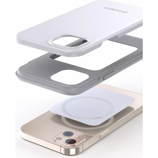 Choetech MFM Anti-drop case Made For MagSafe for iPhone 13 mini white (PC0111-MFM-WH)