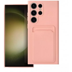 4Kom.pl CARD CASE for SAMSUNG S23 Ultra pink