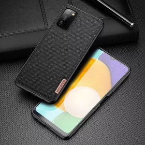 Dux Ducis Fino case cover covered with nylon material Samsung Galaxy A03s black