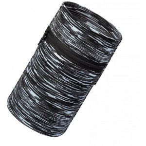 4Kom.pl Fabric armband for running fitness stripes white / black