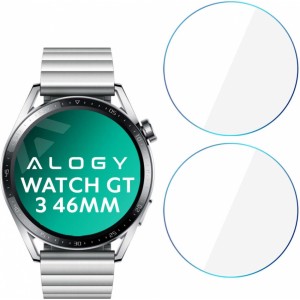 Alogy 2x Alogy 9H Tempered Glass for Huawei Watch GT 3 46mm