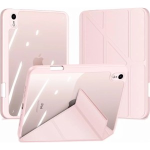 Dux Ducis Magi case for iPad mini 2021 smart cover with stand and compartment for Apple Pencil pink