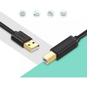 Ugreen cable USB cable - USB Type B (printer cable) 3m black (10351)