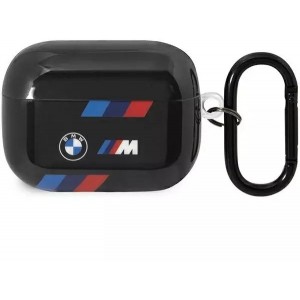 BMW BMAP222SOTK case for AirPods Pro 2 gen cover black/black Tricolor Stripes