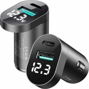 Joyroom Car charger Joyroom C-A17 USB TYPE-C 42.5W QC PD AFC SCP Silver