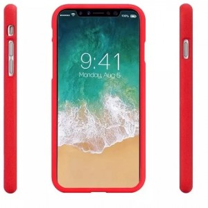 4Kom.pl Mercury Soft Phone Case for iPhone 14 red/red