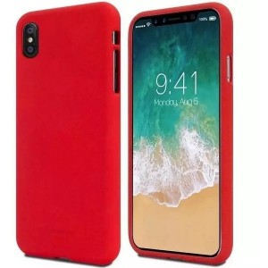 4Kom.pl Mercury Soft Phone Case for iPhone 14 red/red