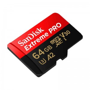 Sandisk EXTREME PRO microSDXC 64GB 200/90MB/s UHS-I U3 Memory Card (SDSQXCU-064G-GN6MA)