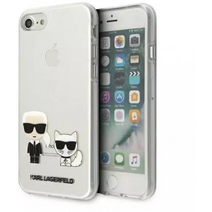 Karl Lagerfeld Protective phone case Karl Lagerfeld KLHCI8CKTR for Apple iPhone 7/8/ SE 2020/2022 hardcase Transparent Karl