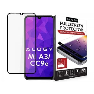 Alogy Glass Full Glue case friendly for Xiaomi Mi A3/ CC9e Black