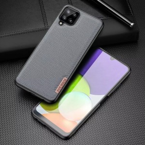 Dux Ducis Fino case cover covered with nylon material Samsung Galaxy A22 4G gray