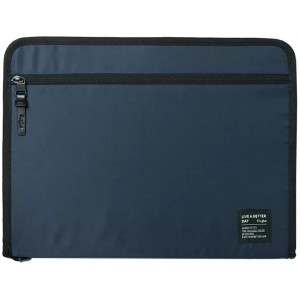 Ringke Smart Zip Pouch universal case for laptop tablet (up to 13'') stand organizer bag navy blue
