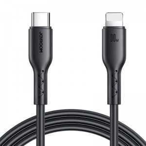 Joyroom Cable Flash Charge USB C to Lightning SA26-CL3 / 30W / 1m (black)