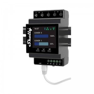 Shelly DIN Rail Smart Controller Shelly Pro Dual Cover PM with power metering