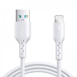 Joyroom Cable Flash Charge USB to Lightning Joyroom SA26-AL3/ 3A / 1m (white)