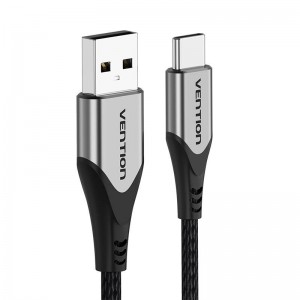 Vention USB 2.0 A to USB-C 3A Cable Vention CODHH 2m Gray