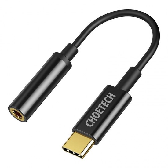 Choetech Adapter Choetech AUX003 USB-C to 3.5mm Audio Jack Adapter (black)