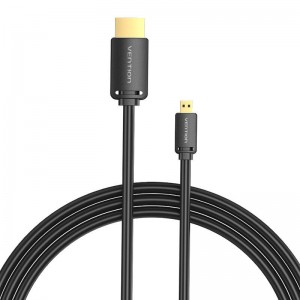 Vention HDMI-D Male to HDMI-A Male 4K HD Cable 2m Vention AGIBH (Black)