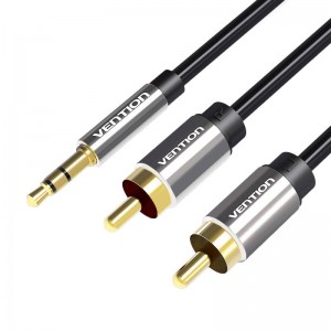 Vention 3.5mm Male to 2x RCA Male Audio Cable 3m Vention BCFBI Black
