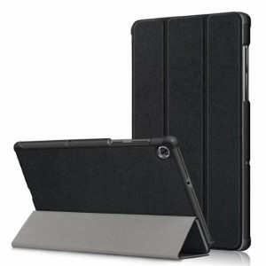 Riff Smart Leather Sāniski atverams maks priekš Samsung Galaxy Tab A 10.5 T595/T590 Black